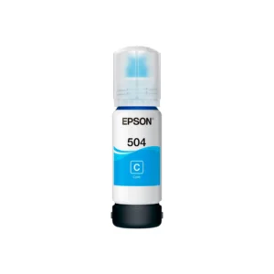 Botella de tinta Epson 504 Cian