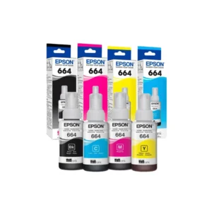 Kit de 4 colores de Tintas Para Epson T664