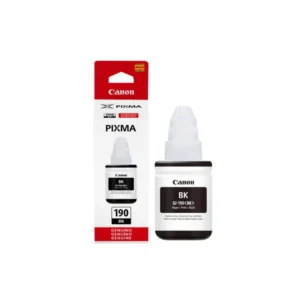 Botella de tinta Canon Pixma GI-190BK Negro